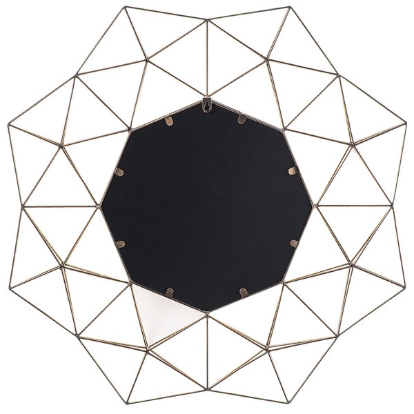 Wandspiegel GAILLAC 80 cm 80 cm Metall Gold