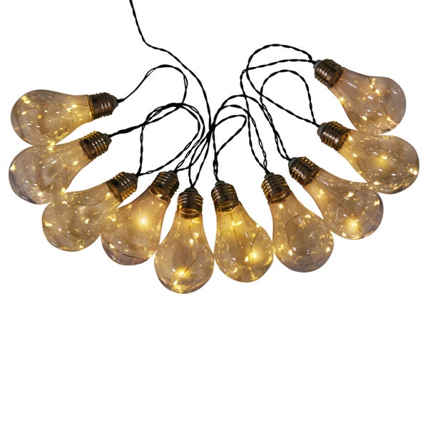 Lichterkette mit Glühbirnen