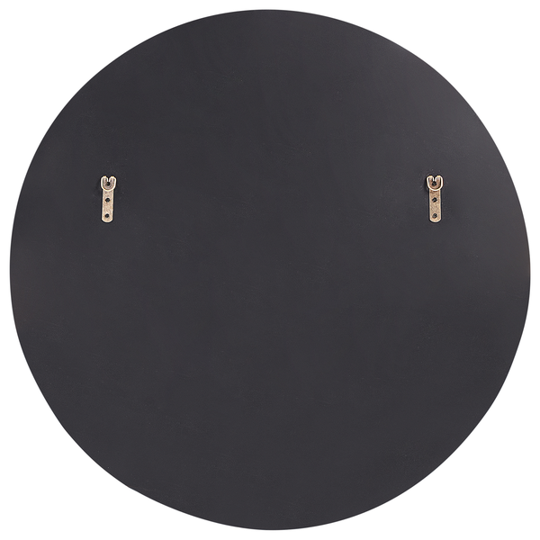 Wandspiegel gold / schwarz rund ø 80 cm TROUVILLE