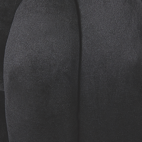 Dekokissen MALNI Samtstoff 20 x 20 cm Schwarz Ohne Muster