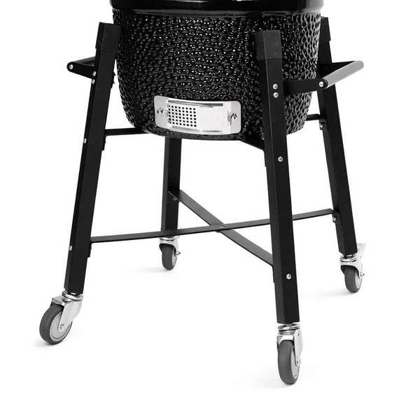 Untergestell für Keramikgrill mit Rollen und Luftzufuhrregler