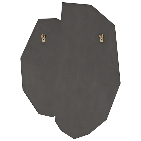 Rückseite eines Wandspiegels mit Aufhängungen