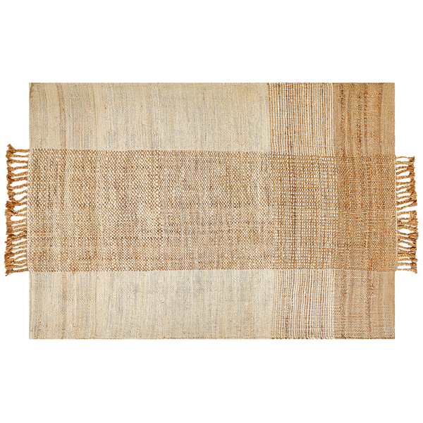 Teppich HAMZALAR Beige 140 x 200 cm Jute