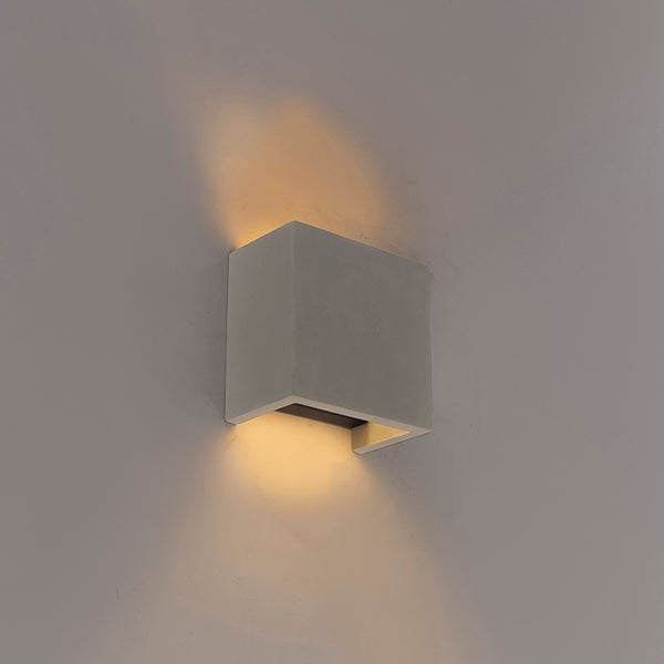 Industrielle Beton-Wandleuchte mit Lichteffekt - Meave