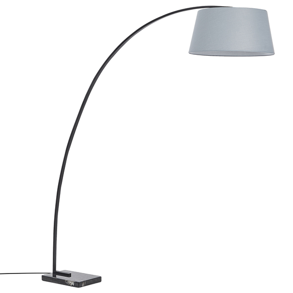 Stehlampe BENUE Metall Grau