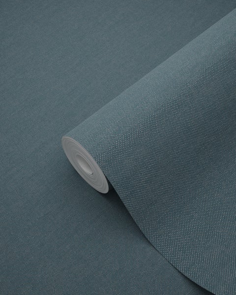 Origin Wallcoverings Tapete Uni Türkis - 53 cm x 10.05 m - 346904