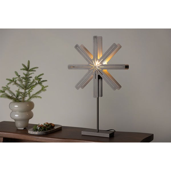 Säfsen Weihnachtsstern Tischlampe mocca. 40 X 40 X 67 cm
