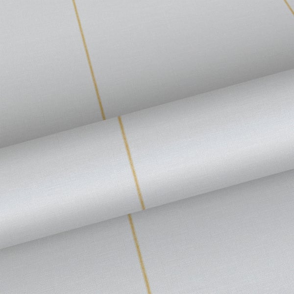 Sanders und Sanders Tapete Streifen Gelb und Grau - 53 cm x 10.05 m - 640677