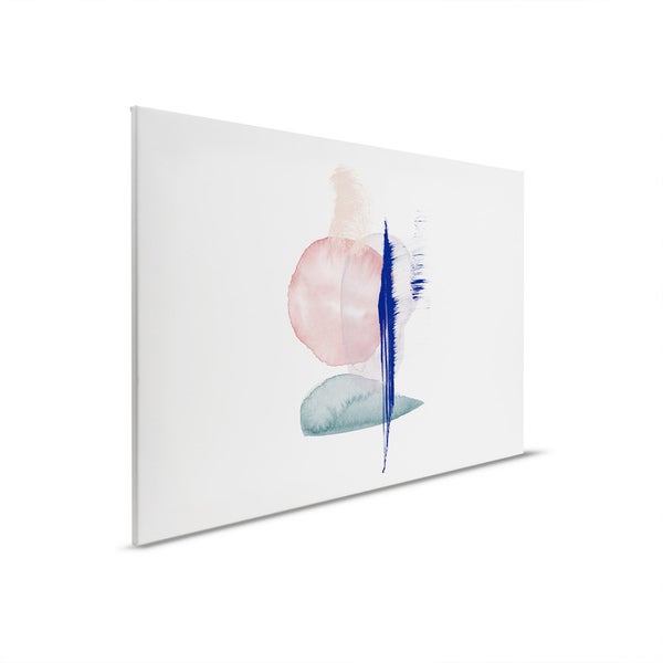 Leinwandbild mit abstrakten Formen