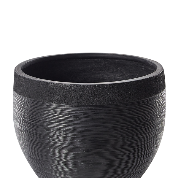 Blumenkübel ZAKROS 50 cm Schwarz