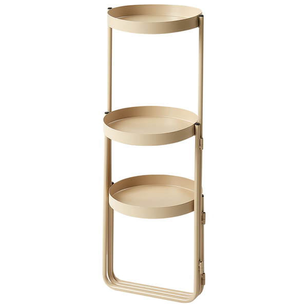 Etagenregal mit drei runden Ablageflächen