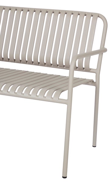 Stella Gartenbank grau. 2er Set
