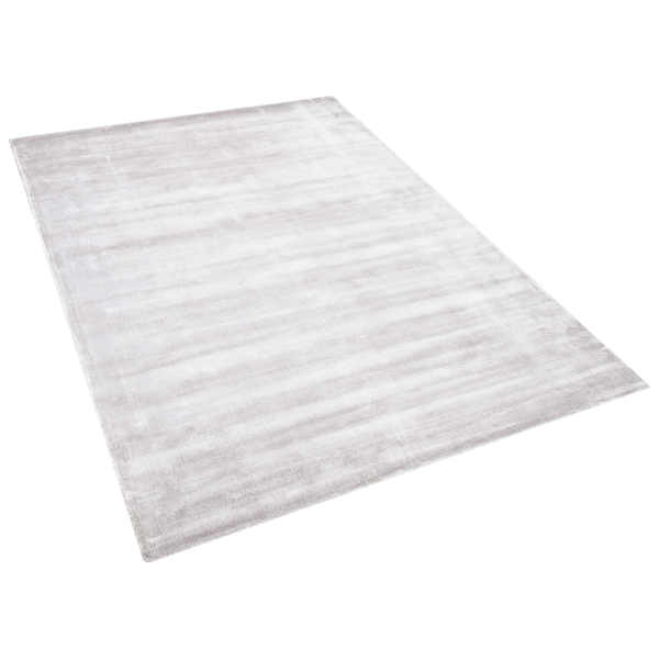 Teppich GESI II Hellgrau 140 x 200 cm Viskose