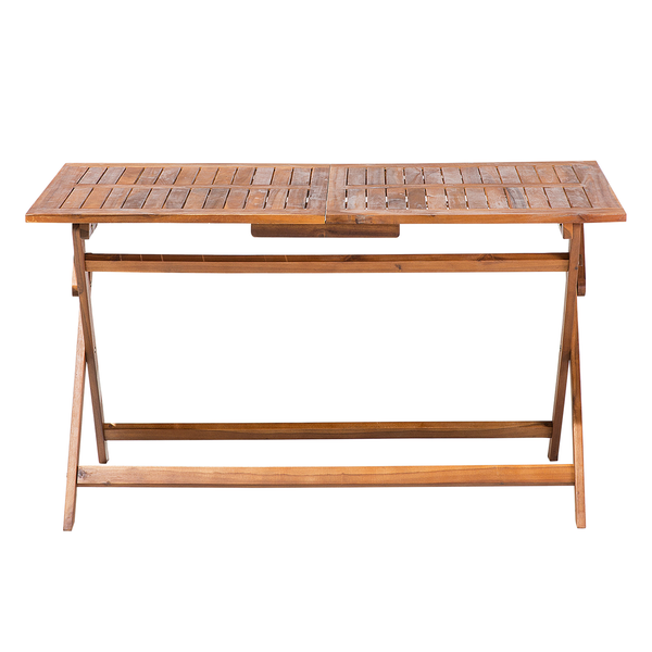 Gartentisch CENTO 140 cm 75 cm Akazienholz Braun