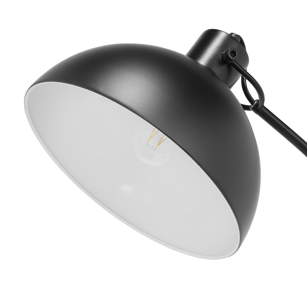 Stehlampe DINTEL Metall Schwarz