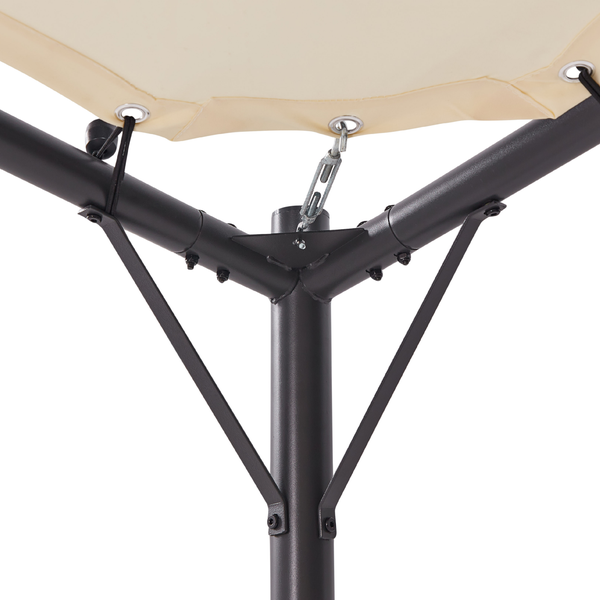 Pavillon AVENTINE Metall 300 cm 300 cm Beige