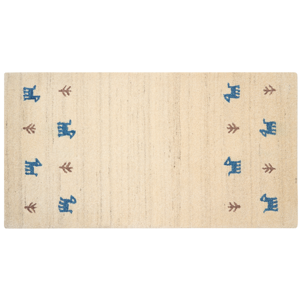 Teppich YALI Bunt 80 x 150 cm Wolle Gabbeh