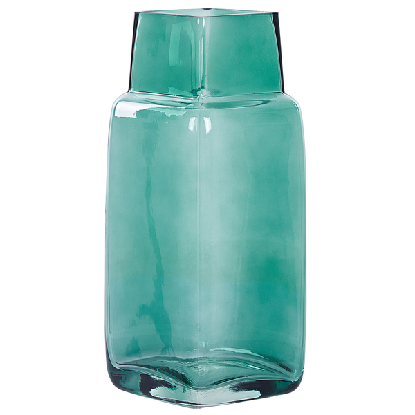 Blumenvase MERBAKA Glas 26 cm Smaragdgrün