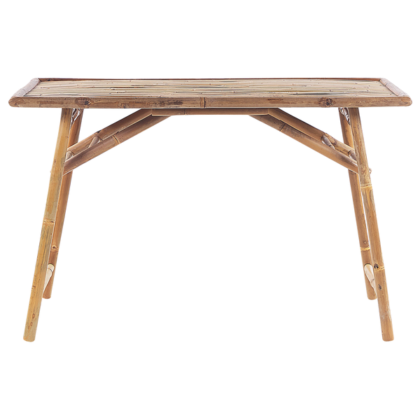 Gartentisch MOLISE 120 cm 69 cm Bambusholz Hellbraun