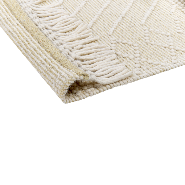 Teppich MAVIKENT Beige 160 x 230 cm Wolle