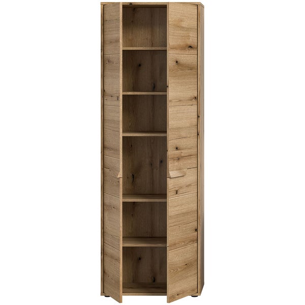 Zeno Hochschrank Bad 2 Türen Eiche Dekor. 64 X 32 X 189 cm