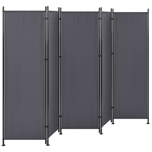 Raumteiler 5-teilig NARNI Grau 267 cm 170 cm