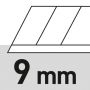 Triuso Abbrechklingen 9x85 mm Pack a 10 Stück