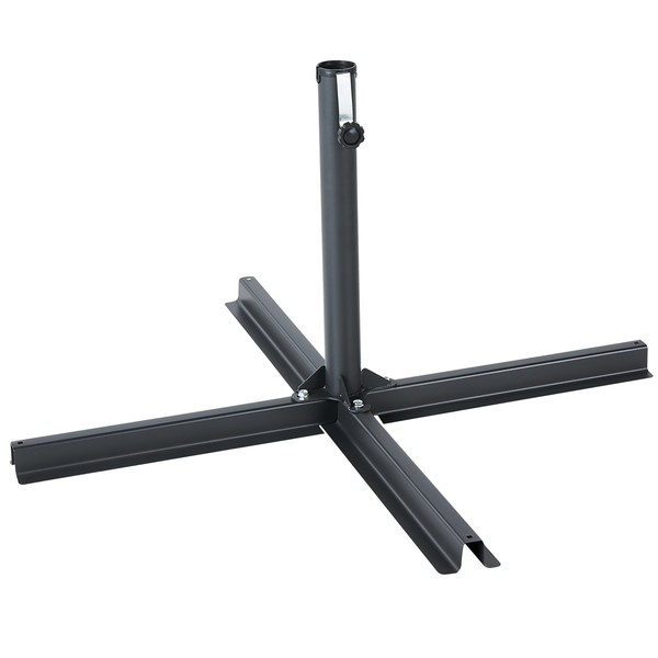 Schirmständer mit Kreuzfuß für Sonnenschirme