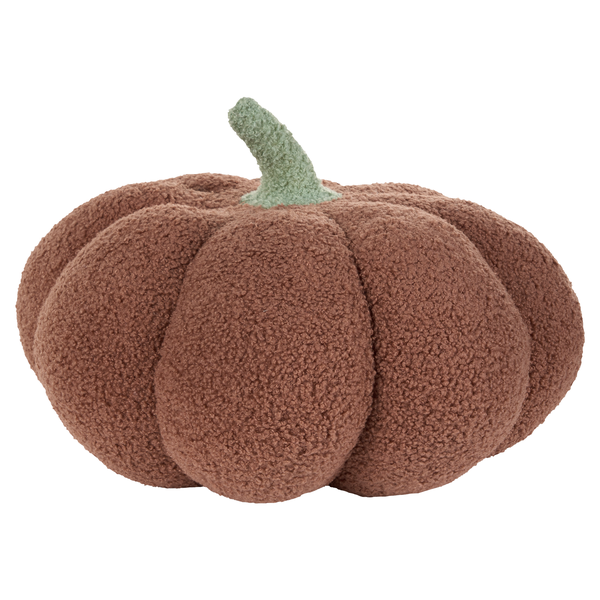Dekokissen MUNCHKIN Bouclé 35 x 35 cm Braun Kürbis