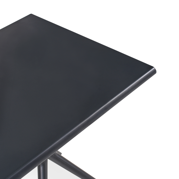 Gartentisch PIAVE 70 cm 70 cm Schwarz