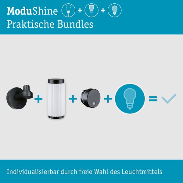 Moderne LED Außenstandleuchte mit Bewegungsmelder für die Gartenbeleuchtung