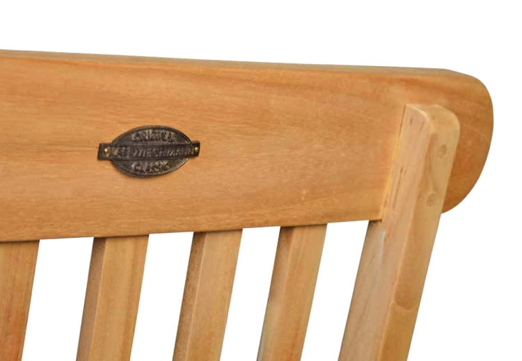 Liegestuhl Holz Teak Deckchair Gartenliege Sonnenliege mit Armlehnen klappbar premium