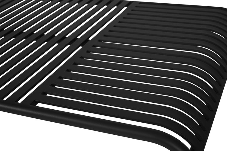 Stella Gartentisch 150x90 cm schwarz. 150 X 90 X 75 cm