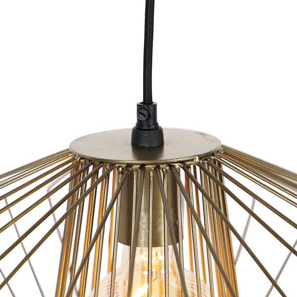 Design Hängelampe Messing - Stiel