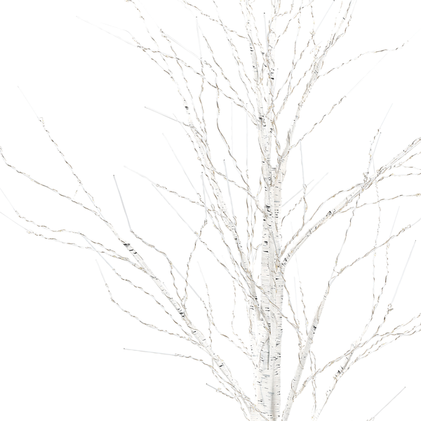 Dekorativer Birkenbaum mit Beleuchtung für Innenräume