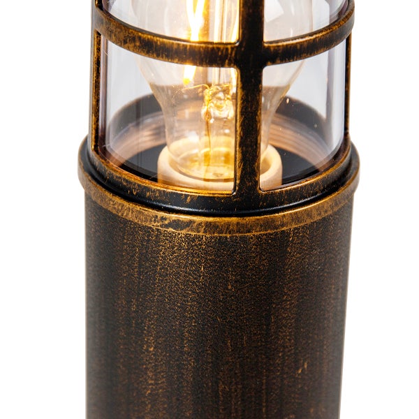 Moderne Stehleuchte Messing IP54 50 cm - Kiki
