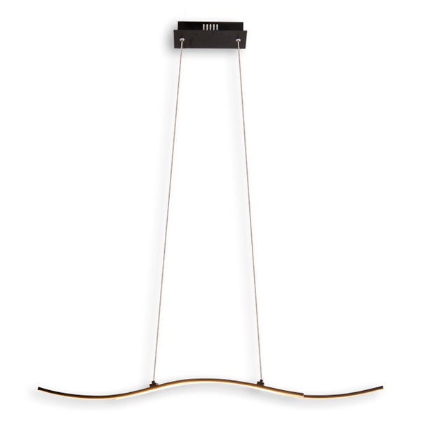 Wellenförmige LED-Hängeleuchte