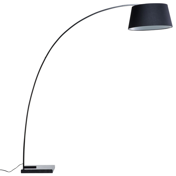 Stehlampe BENUE Metall Schwarz