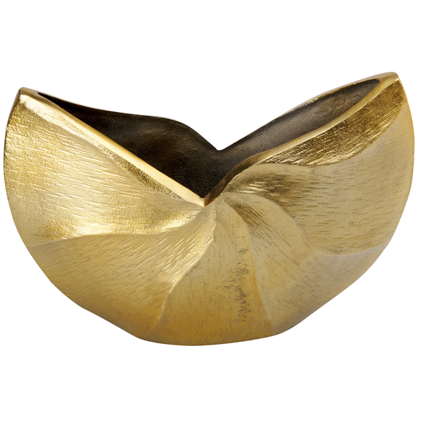 Blumenvase HATTUSA Metall 26 cm Gold