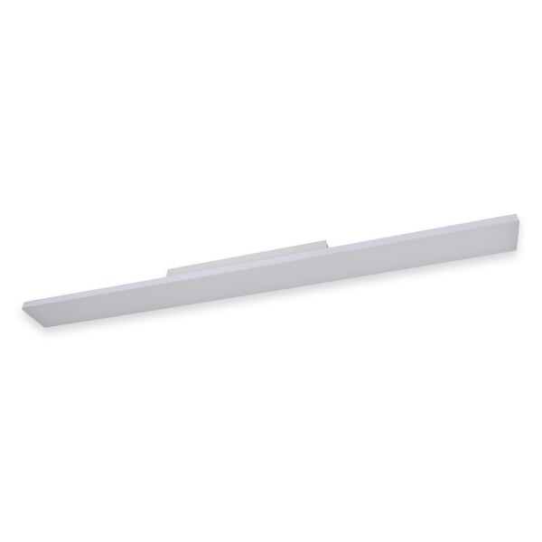 LED Panel-Deckenleuchte CARENTE Länge 119,5 cm, rahmenlos, viele Funktionen, aus Metall und Kunststoff, weiß, integrierte LEDs