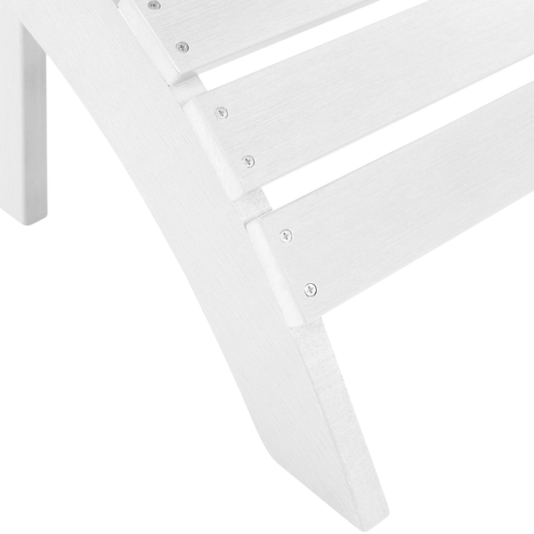 Garten Fußhocker ADIRONDACK Weiß