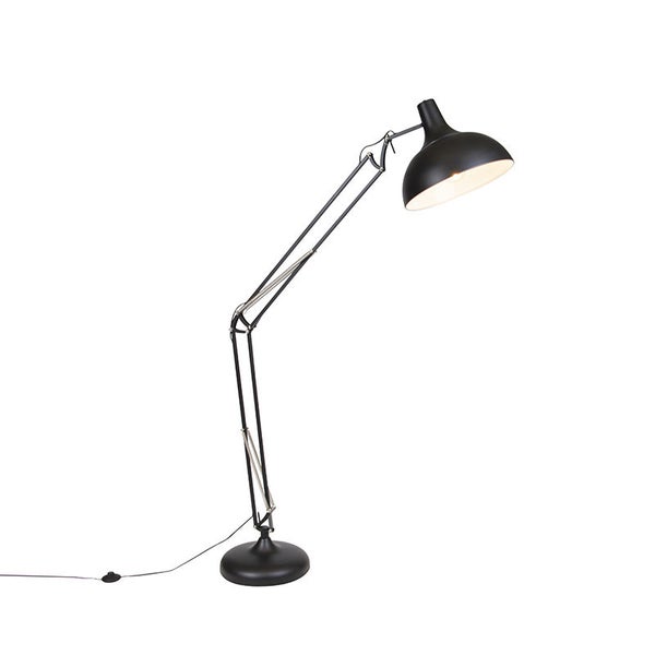Smarte Stehlampe schwarz verstellbar inkl. Wifi A60 - Hobby