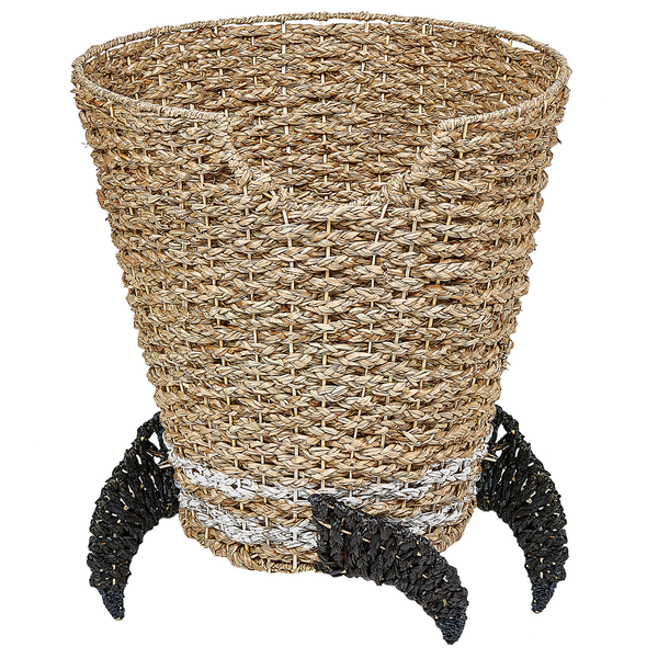 Dekorativer Korb aus Wasserhyazinthe