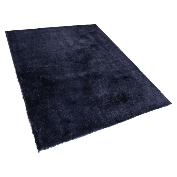 Teppich dunkelbau 160 x 230 cm Shaggy EVREN