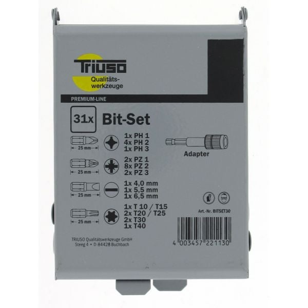 Triuso Bitset 31-tlg. mit Schnellwechselfutter -  1 Set