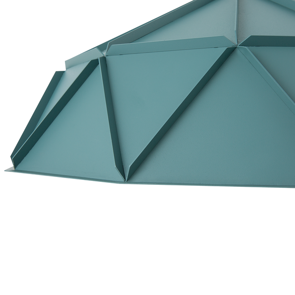 Hängeleuchte türkis geometrisch SENIA