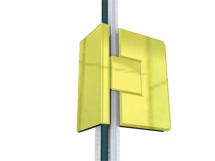 Duschkabinenband zur Befestigung an Duschabtrennungen