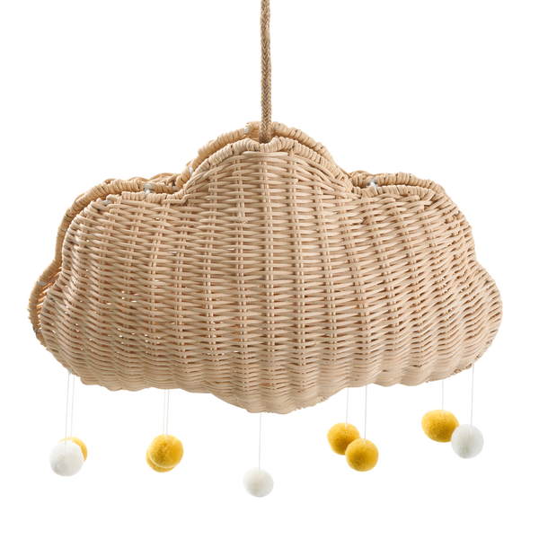 Hängeleuchte Wolke ONON Rattan Naturfarben