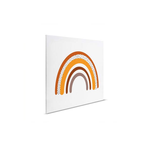 Dekorative Leinwand mit Regenbogenmotiv für die Wandgestaltung