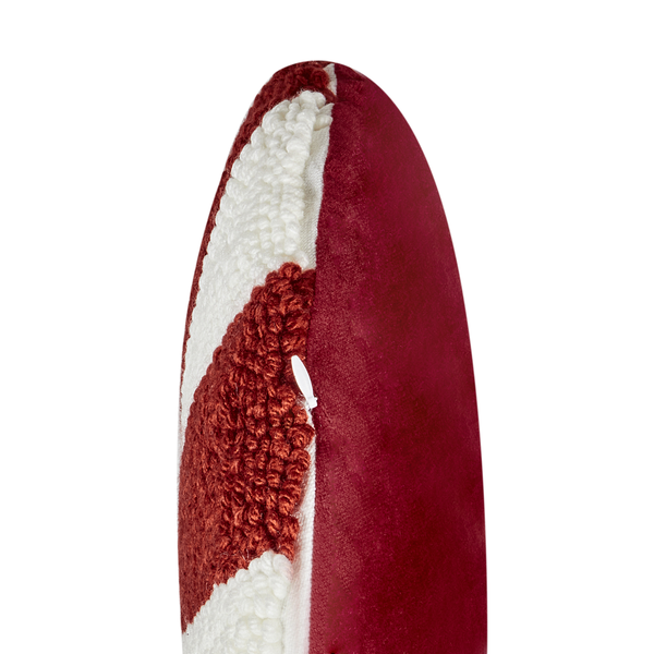 Dekokissen Rot/Weiß ⌀ 40 cm 2er Set SWIRL CANDY